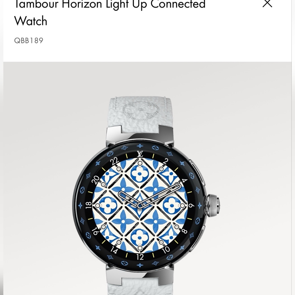 Louis Vuitton tambour horizon watch